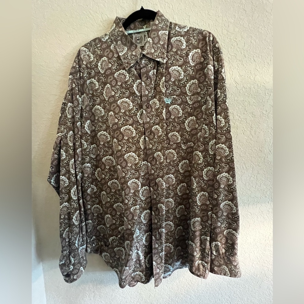 Cinch long sleeve dress shirt size XL
